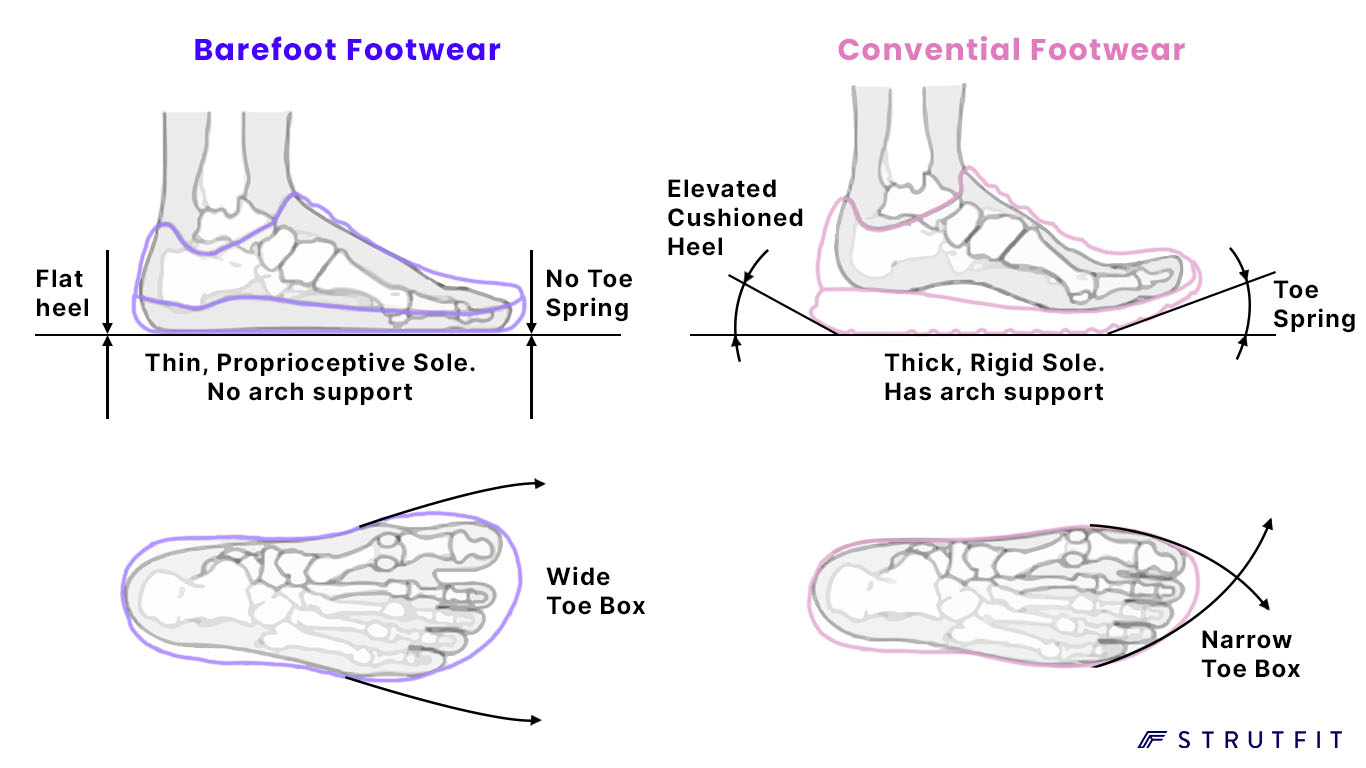StrutFit Barefoot Footwear The Benefits and Choices